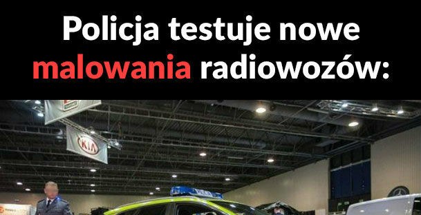 Nowy projekt radiowozów. Co sądzisz?