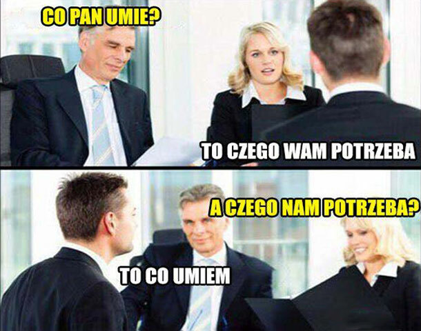 Rozmowa w korpo :D