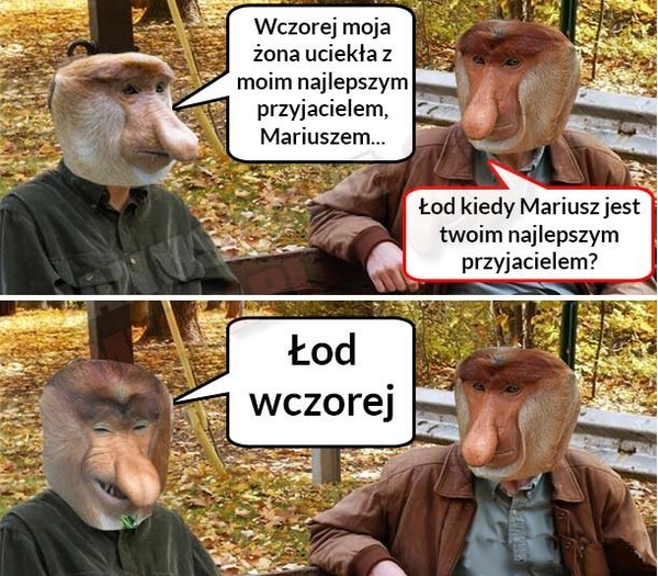 Kiedy żona ucieknie z najlepszym kumplem :D