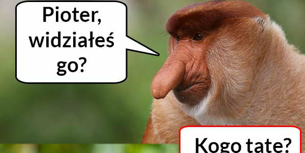 Pioter widziałeś go? 