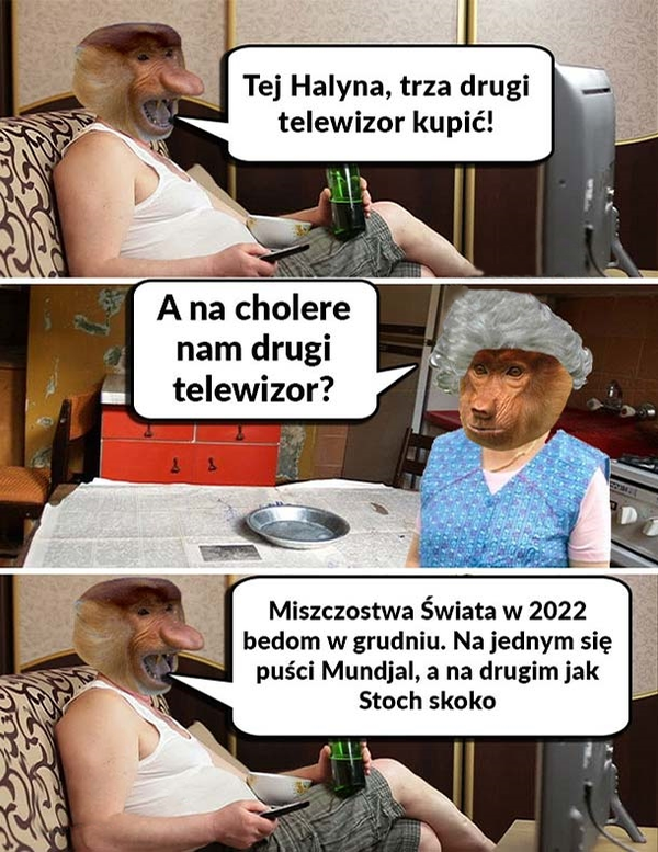 Bez drugiego telewizora się nie obejdzie :D 