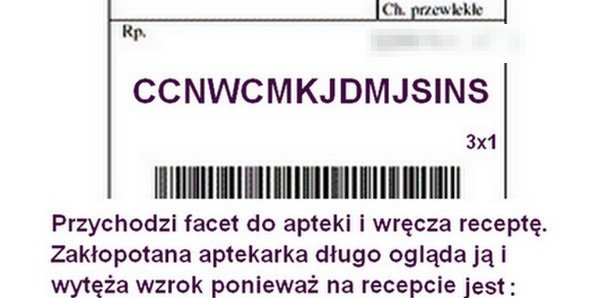 Kłopotliwa recepta :D