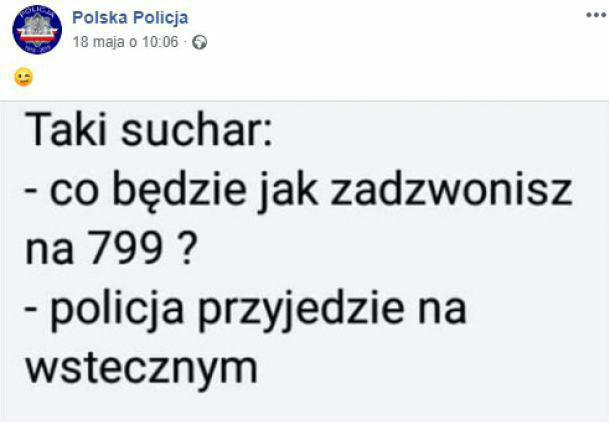 Suchar od policji :D
