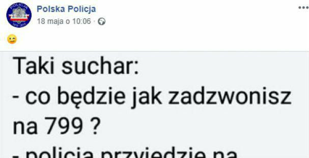 Suchar od policji :D