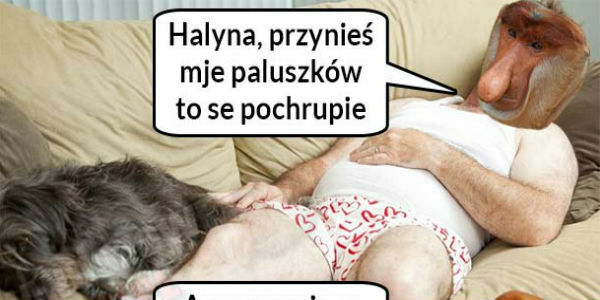 Janusz na kanapie :D 