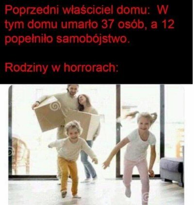 Rodziny w horrorach :D 