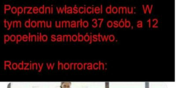 Rodziny w horrorach :D 