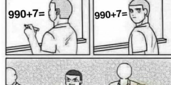 990 + 7 = ???