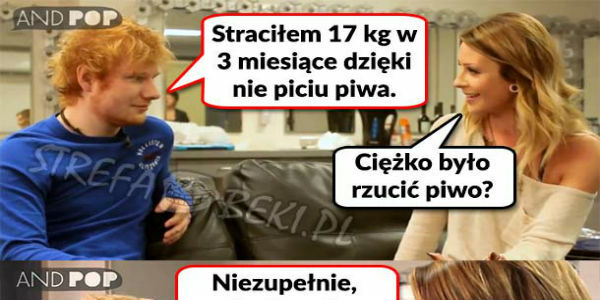Nie pił piwa i schudł