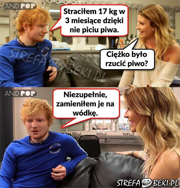 Nie pił piwa i schudł