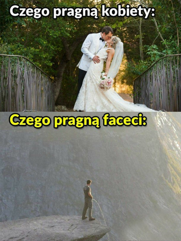 Czego pragną kobiety, a czego faceci :D
