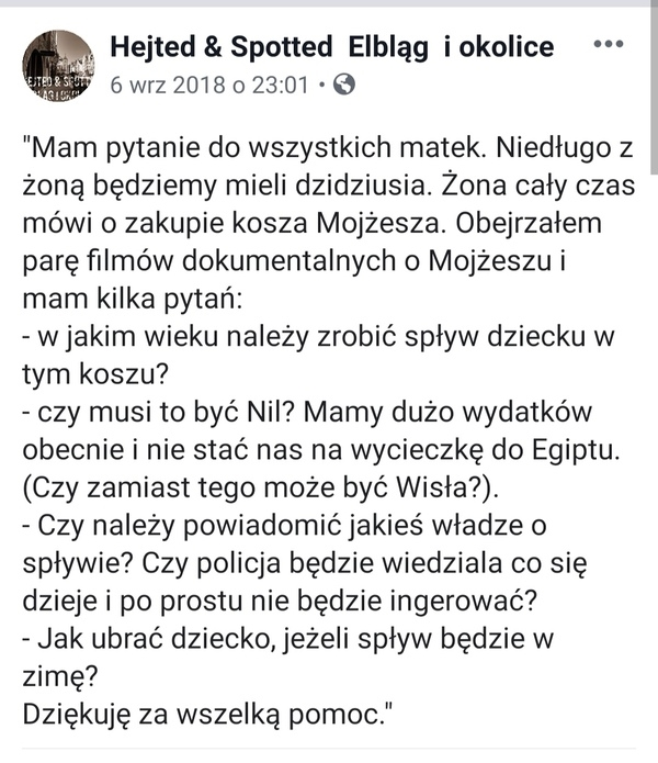 Kosz Mojżesza :D