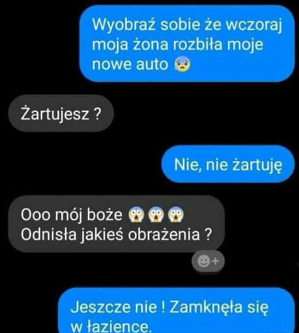 Rozbite auto :D