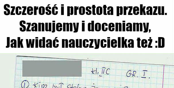Szczery przekaz. Dzieciak wygrał :D