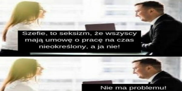 To seksizm! 