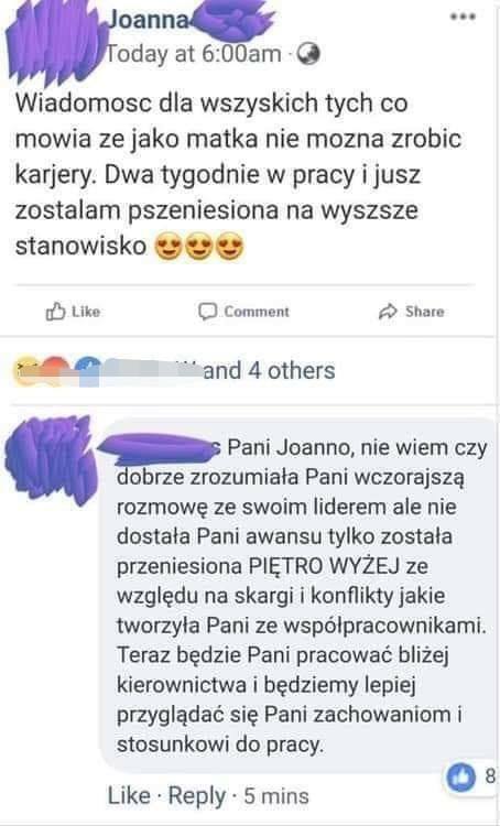 Madka awansowała wyżej :D 