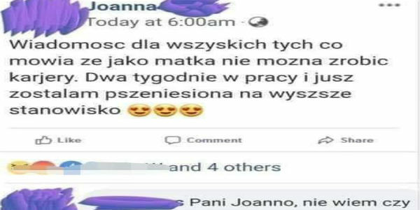 Madka awansowała wyżej :D 