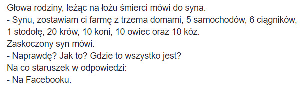 Ogromny spadek