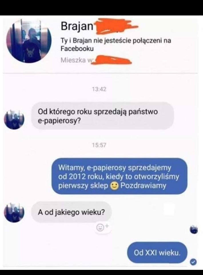 Sprzedaż epapierosów