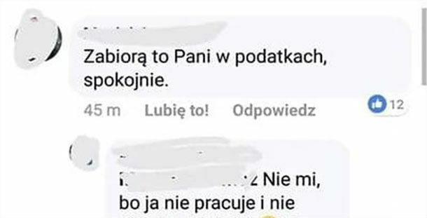Brak słów na takie zachowanie