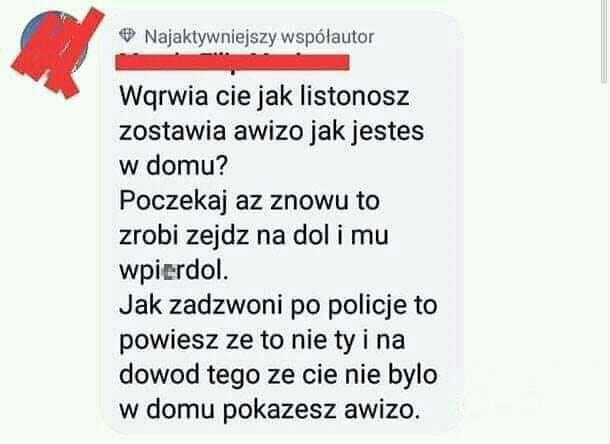 Genialny sposób na listonosza :D