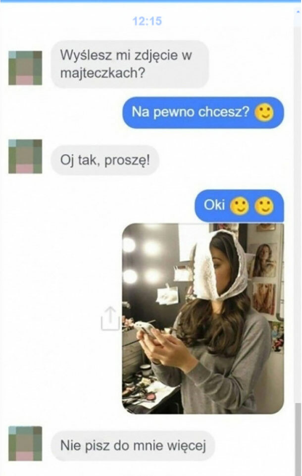 Zdjęcie w majteczkach. Sam tego chciał! :D