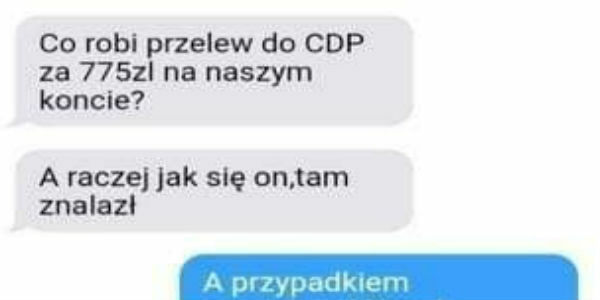 Przelew na 775