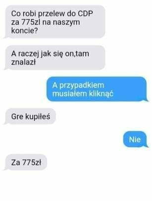 Przelew na 775