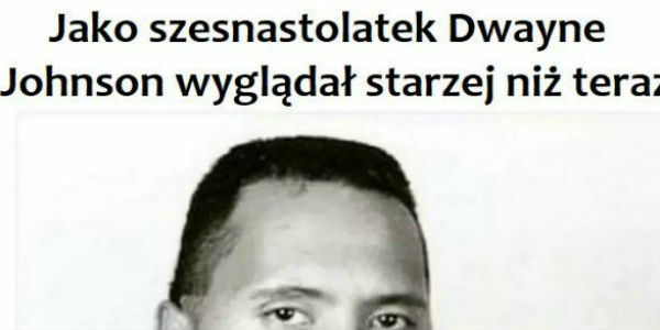 Młody The Rock :D 