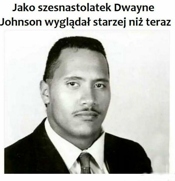 Młody The Rock :D 