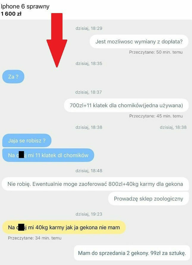 Wymiana Iphone'a :D 