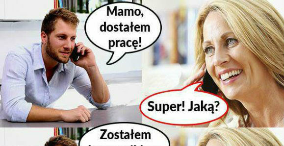 Już się tak nie cieszy :D
