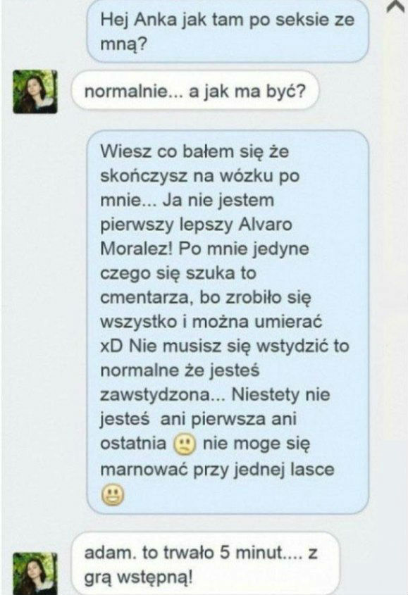 Nie popisał się :D