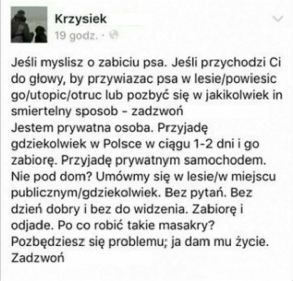 Ogromny szacunek dla Pana Krzysztofa!