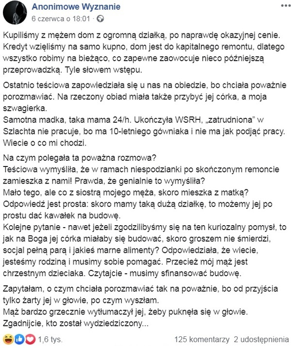 Z taką rodziną to najlepiej na zdjęciu... 