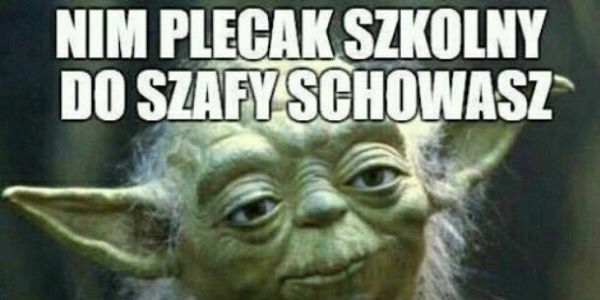 Nim plecak do szafy schowasz :D 