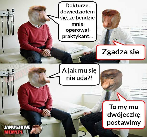 Janusz przed operacją