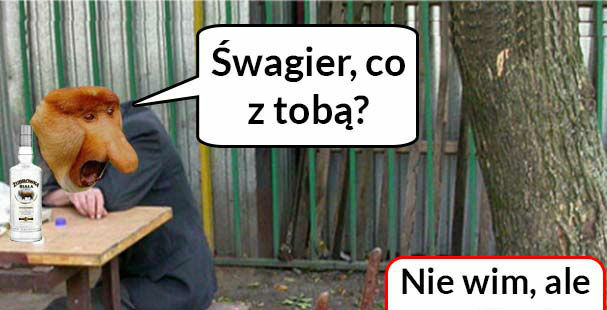 Kiedy szwagra poniesie melanż :D