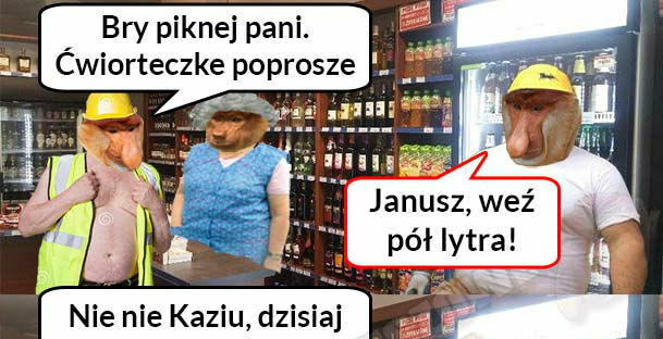 Janusz na robocie :D