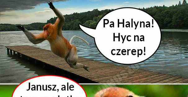 Janusz nad jeziorem :D
