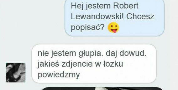 Wiadomość od Lewandowskiego :D