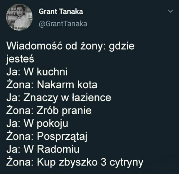 Żony takie są :D