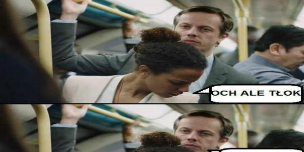 Tłok w autobusie