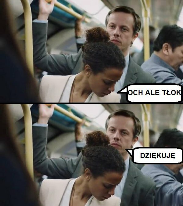 Tłok w autobusie