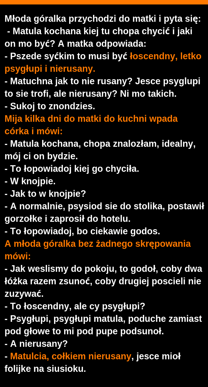 Jaki powinien być chłop :D