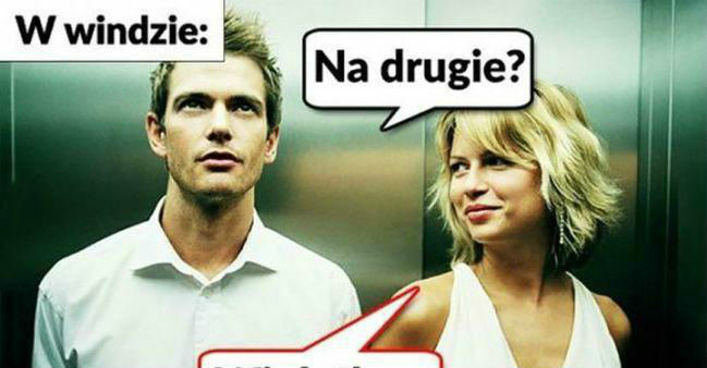 Nietypowe spotkanie w windzie :D