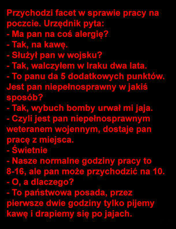 Państwowa posada :D