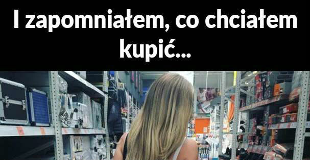Rozproszenie na zakupach :D