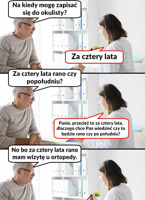 Wolny termin u lekarza :D