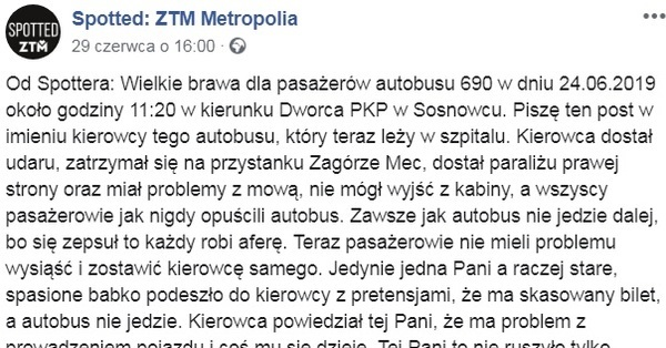Wstyd dla tych pasażerów